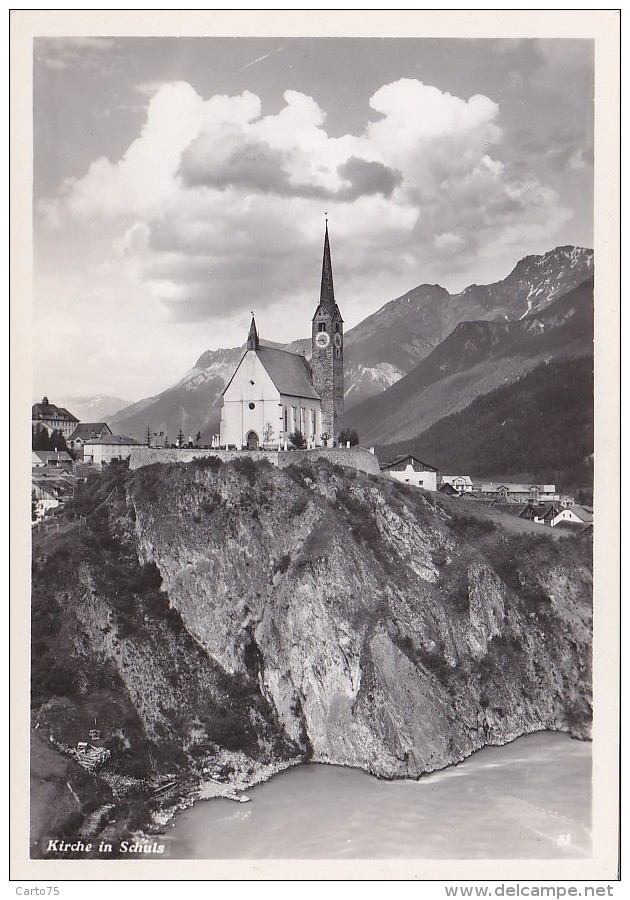 Suisse - Schuls - Scuols - Kirche - Scuol