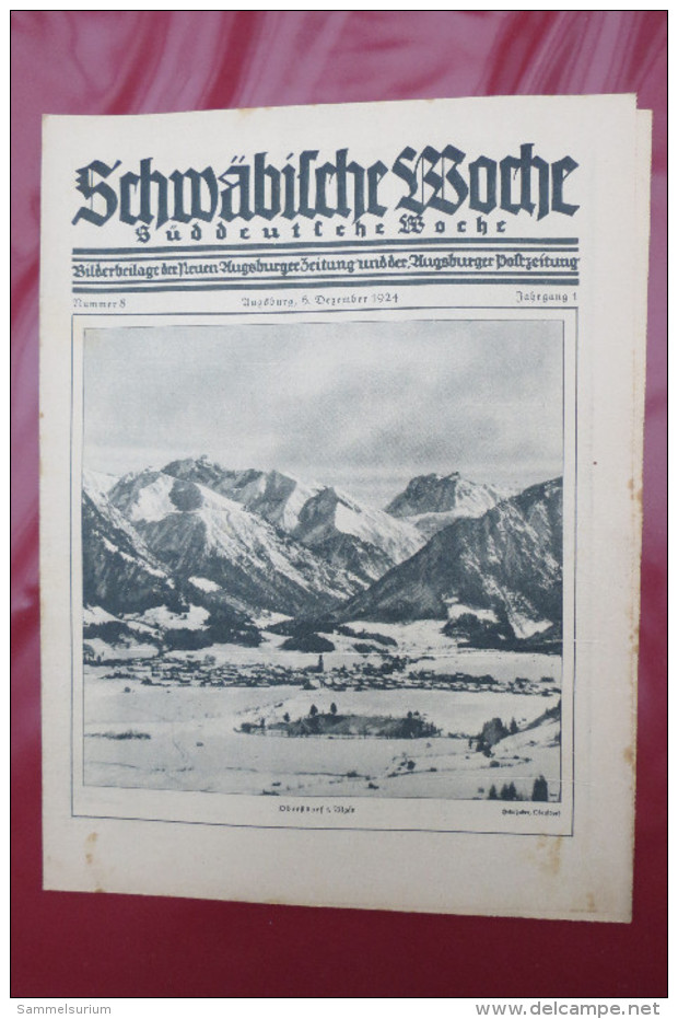 "Schwäbische Woche/Süddeutsche Woche" Bilderbeilage der Neuen Augsburger Zeitung und Postzeitung, Ausgaben 1-11/12/1924