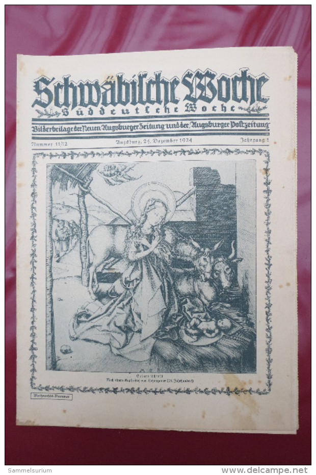 "Schwäbische Woche/Süddeutsche Woche" Bilderbeilage der Neuen Augsburger Zeitung und Postzeitung, Ausgaben 1-11/12/1924