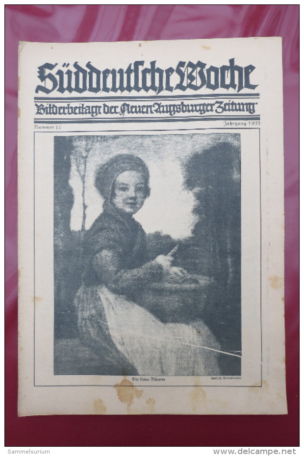 "Süddeutsche Woche" Bilderbeilage der Neuen Augsburger Zeitung, Ausgaben 1/1925 - 52/1925