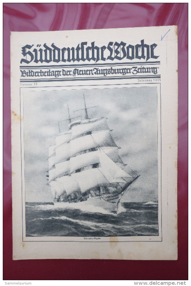 "Süddeutsche Woche" Bilderbeilage der Neuen Augsburger Zeitung, Ausgaben 1/1925 - 52/1925