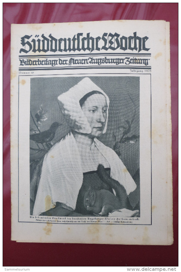 "Süddeutsche Woche" Bilderbeilage der Neuen Augsburger Zeitung, Ausgaben 1/1925 - 52/1925