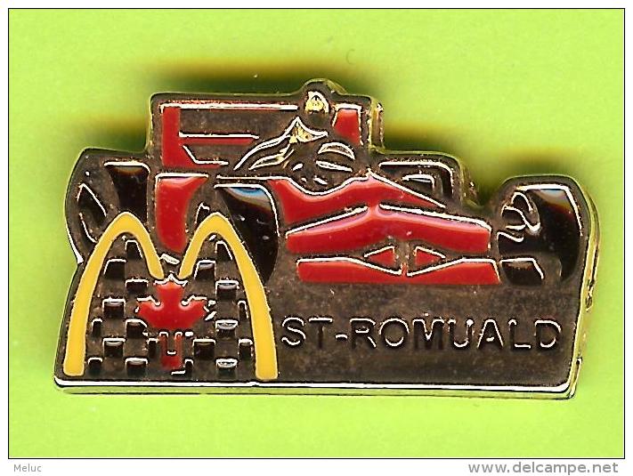 Pin Mac Do McDonald´s St-Romuald Auto Voiture De Course - 3P23 - McDonald's