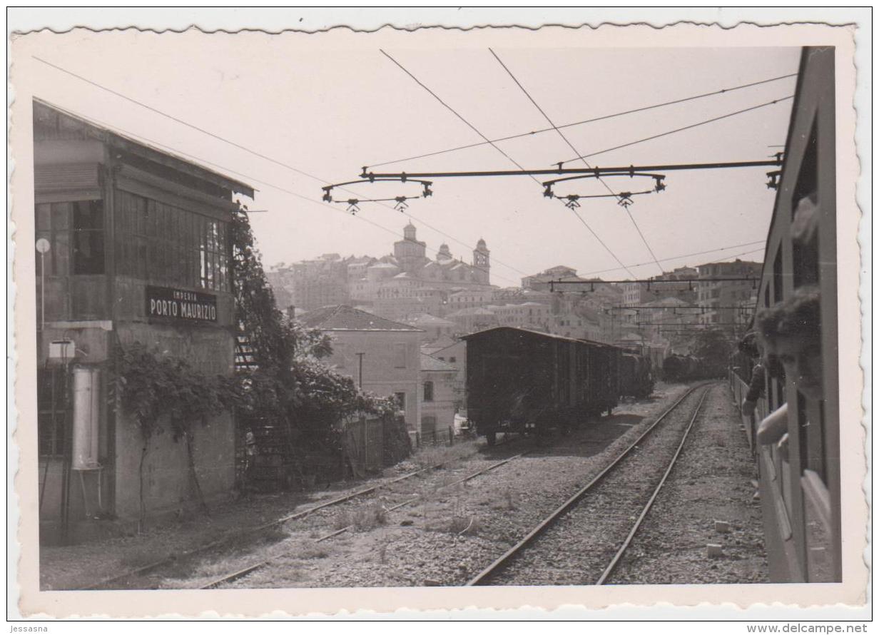 Orig.-Foto  - IMPERIA - Bahnhof Porto Maurizio - Imperia