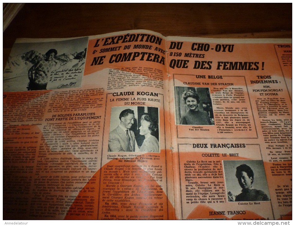 1960 LINE :Etiennette Maillard Au Temps Des "JACQUES";Une Histoire Avec Dessin D'ASLAN; Kim Novac Et Tyrone Power; Etc - Line