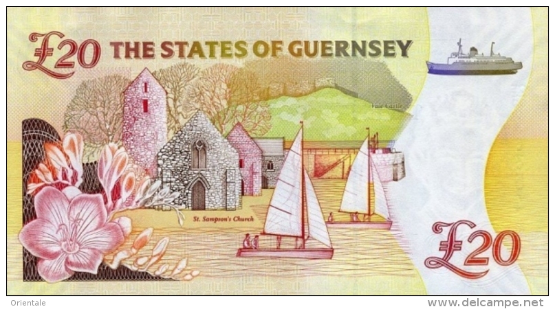 GUERNSEY P. 61 20 P 2012 UNC - Guernesey