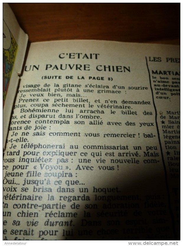 1960 LINE :Haïti; Corneille avait raison LA VALEUR N'ATTEND PAS LE NOMBRE DES ANNEES;Un pauvre chien; May Britt ; etc