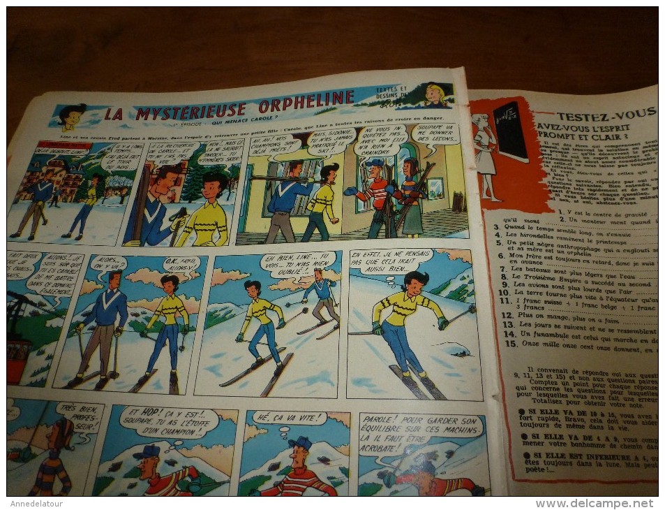 1960 LINE :Haïti; Corneille avait raison LA VALEUR N'ATTEND PAS LE NOMBRE DES ANNEES;Un pauvre chien; May Britt ; etc