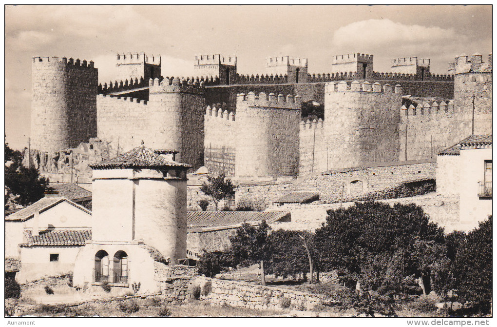 España--Avila--Vista Parcial--Murallas-- - Castillos