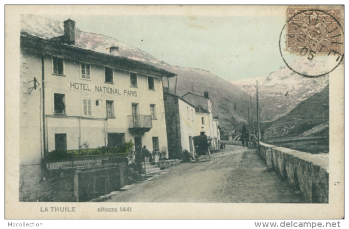 IT LA THUILE / Hotel National Paris, Altezza 1441 / CARTE COULEUR - Altri & Non Classificati