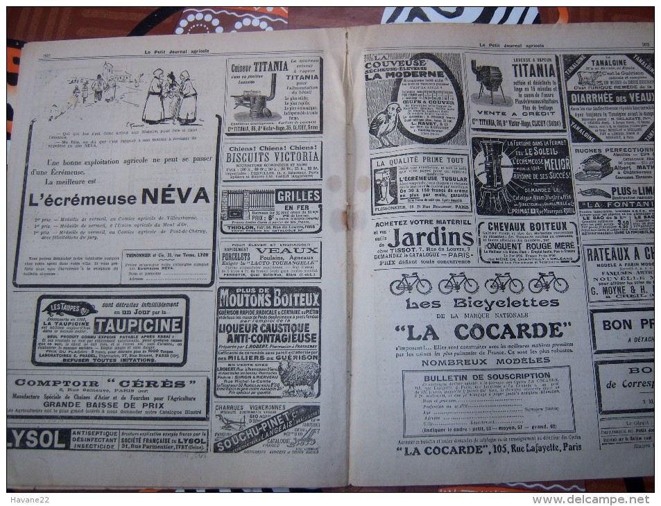 LE PETIT JOURNAL AGRICOLE 03/05/1914 AVEC PUB L'ecimage Des Céréales Et La Verse 16 PAGES Manque 1 Feuille - 1900 - 1949