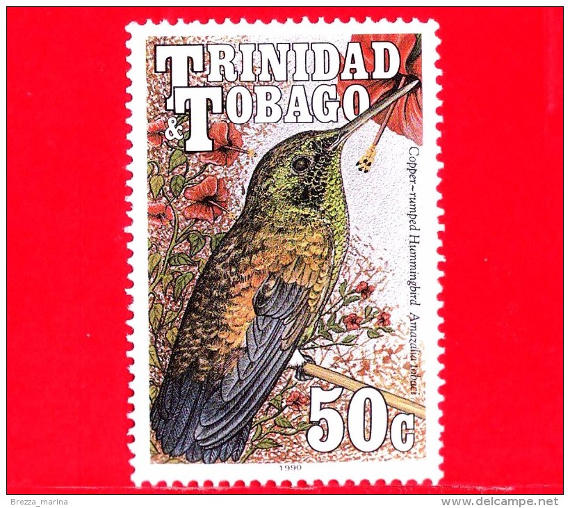 Nuovo - MNH - TRINIDAD & TOBAGO - 1990 - Uccelli - Birds - Copper-rumped Hummingbird (Amazilia Tobaci) - 50 - Trindad & Tobago (1962-...)