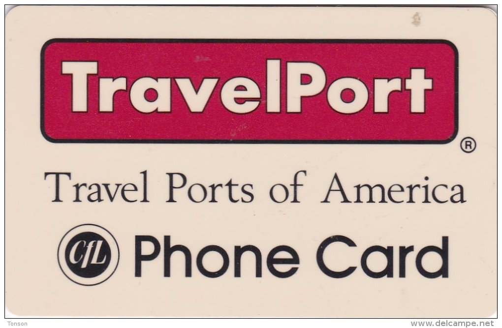 United States, Cfl, Travel Ports Of America, 2 Scans. - Cartes Magnétiques