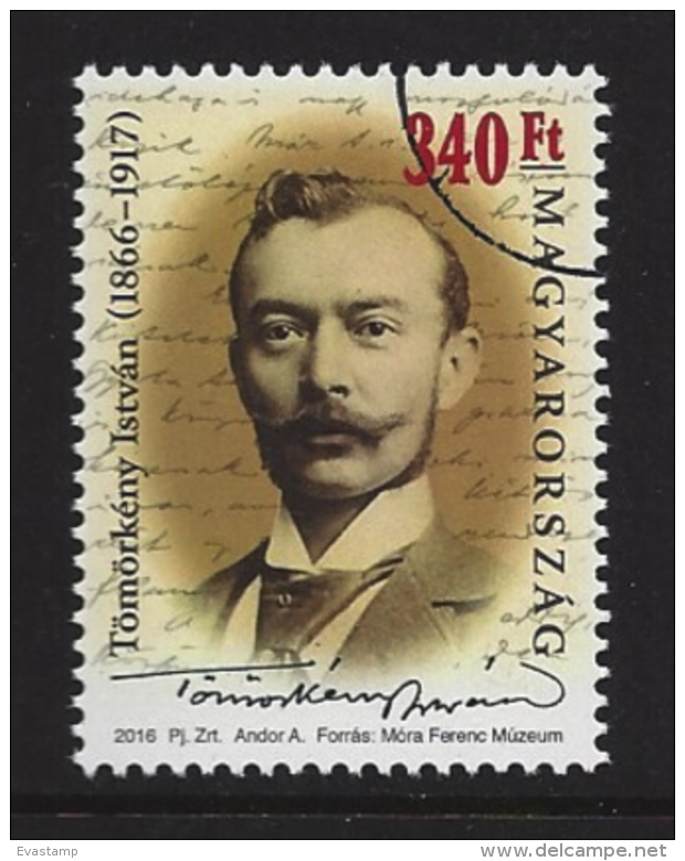 HUNGARY - 2016.SPECIMEN -  István Tömörkény, Writer, Journalist And Ethnographer, Was Born 150 Years Ago - Ensayos & Reimpresiones