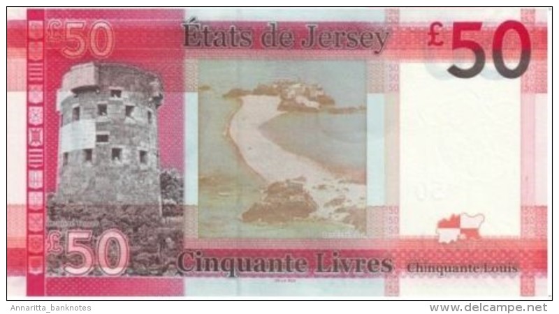 JERSEY 50 POUNDS ND (2010) P-36a UNC  [JE131a] - Jersey