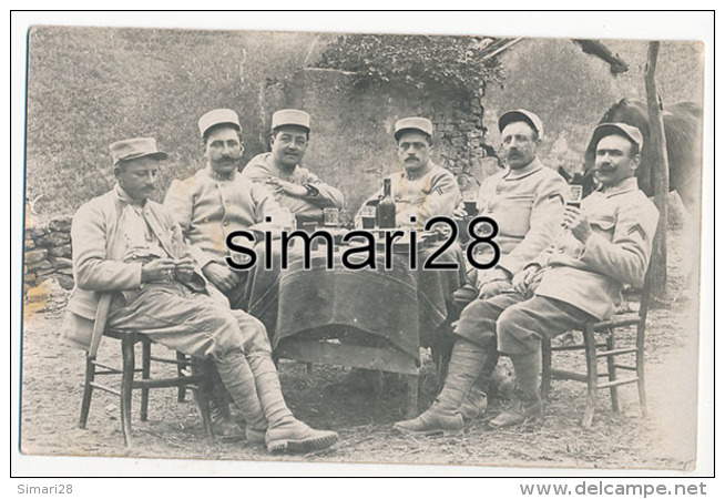 CARTE PHOTO MILITAIRE - 341 Eme - A TREMBLECOURT - Reggimenti