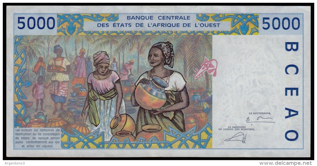 Senegal 5000 Francs 2002-2003 XF- - Sénégal