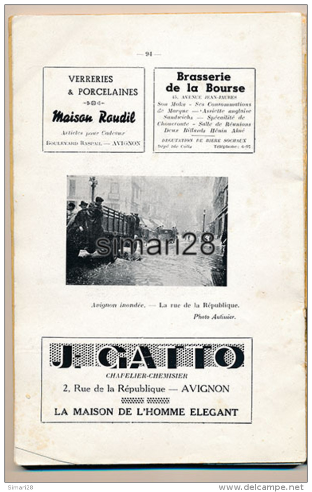 AVIGNON - LIVRE SUR LA FETE ANNUELLE DU 7 Eme GENIE MAI 1936  (COMPLET) (DIM 24 X 16) - Autres & Non Classés