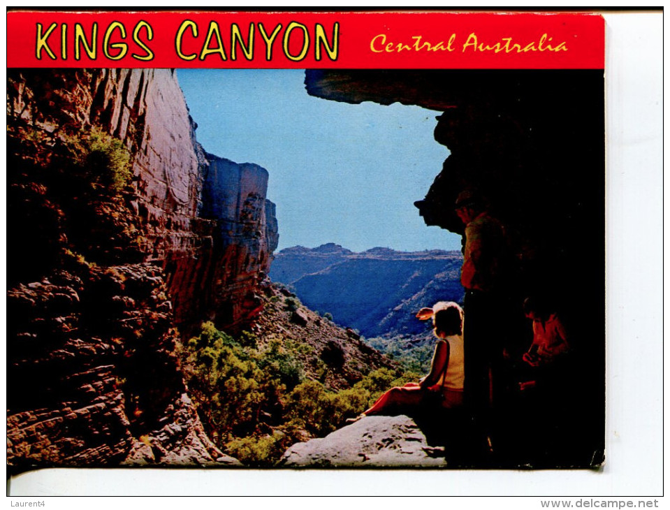 (Booklet 62) Australia - NT - Older View Folder (un-written) - Kings Canyon - The Red Centre