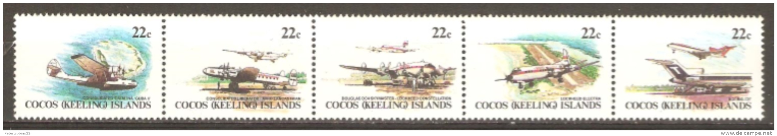 Cocos Keeli Islands 1981 SG 65-69 Christmas, Unmounted Mint. - Cocos (Keeling) Islands