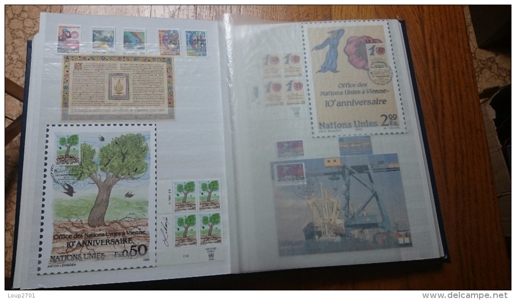 F0641 GROS ALBUM NEUFS NATIONS UNIES BELLE COTE DÉPART 10€