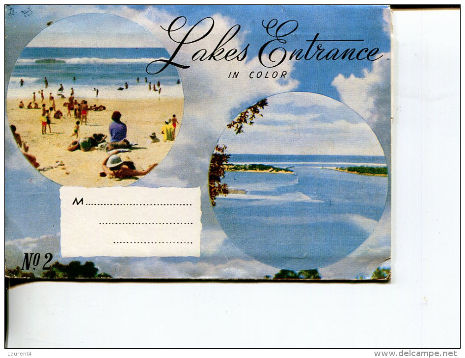 (Booklet 65) Australia - VIC - Old View Folder (un-written) - Lake Entrance - Gippsland