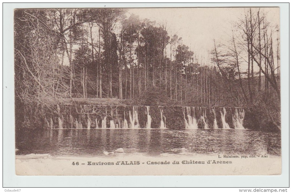 ENVIRONS D'ALAIS / ALES (30) - CASCADE DU CHATEAU D'ARENES - Alès