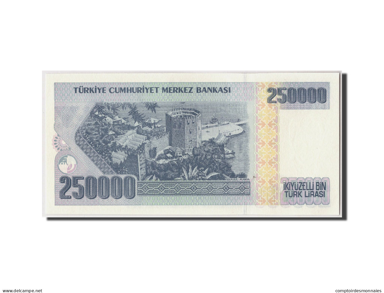 Billet, Turquie, 250,000 Lira, L.1970 (1992), Undated, KM:207, NEUF - Turquie