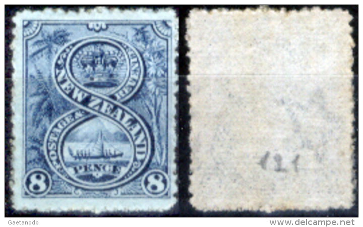 Nuova-Zelanda-0011 - 1903-08 - Y&T N. 121 (+) LH - Privo Di Difetti Occulti - - Unused Stamps