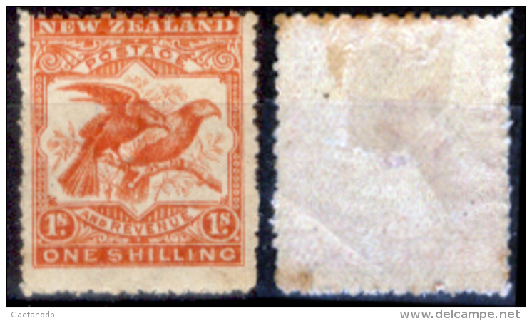 Nuova-Zelanda-0012 - 1903-08 - Y&T N. 123 (+) Hinged - Privo Di Difetti Occulti - - Unused Stamps