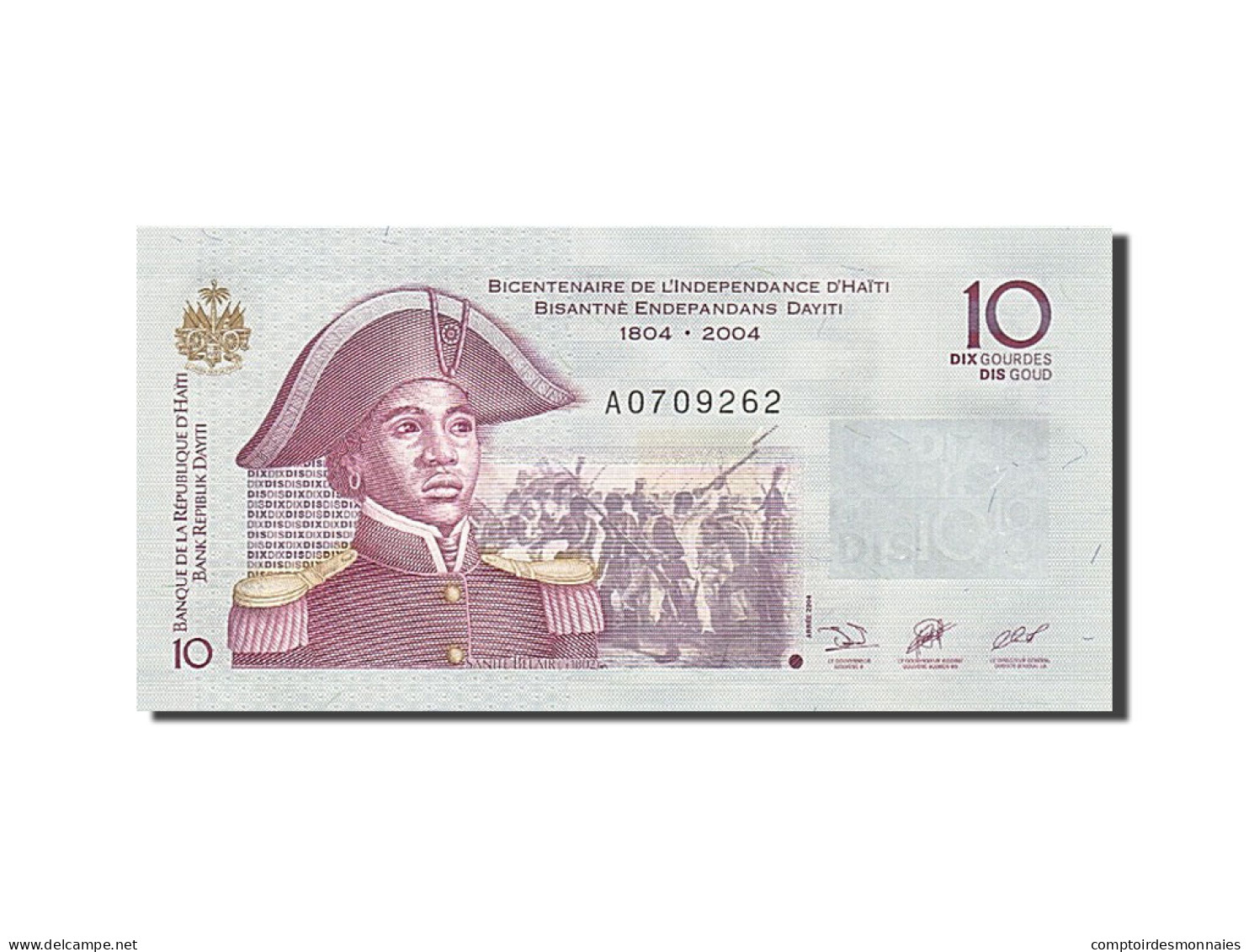 Billet, Haïti, 10 Gourdes, 2004, 2004, KM:272a, NEUF - Haïti