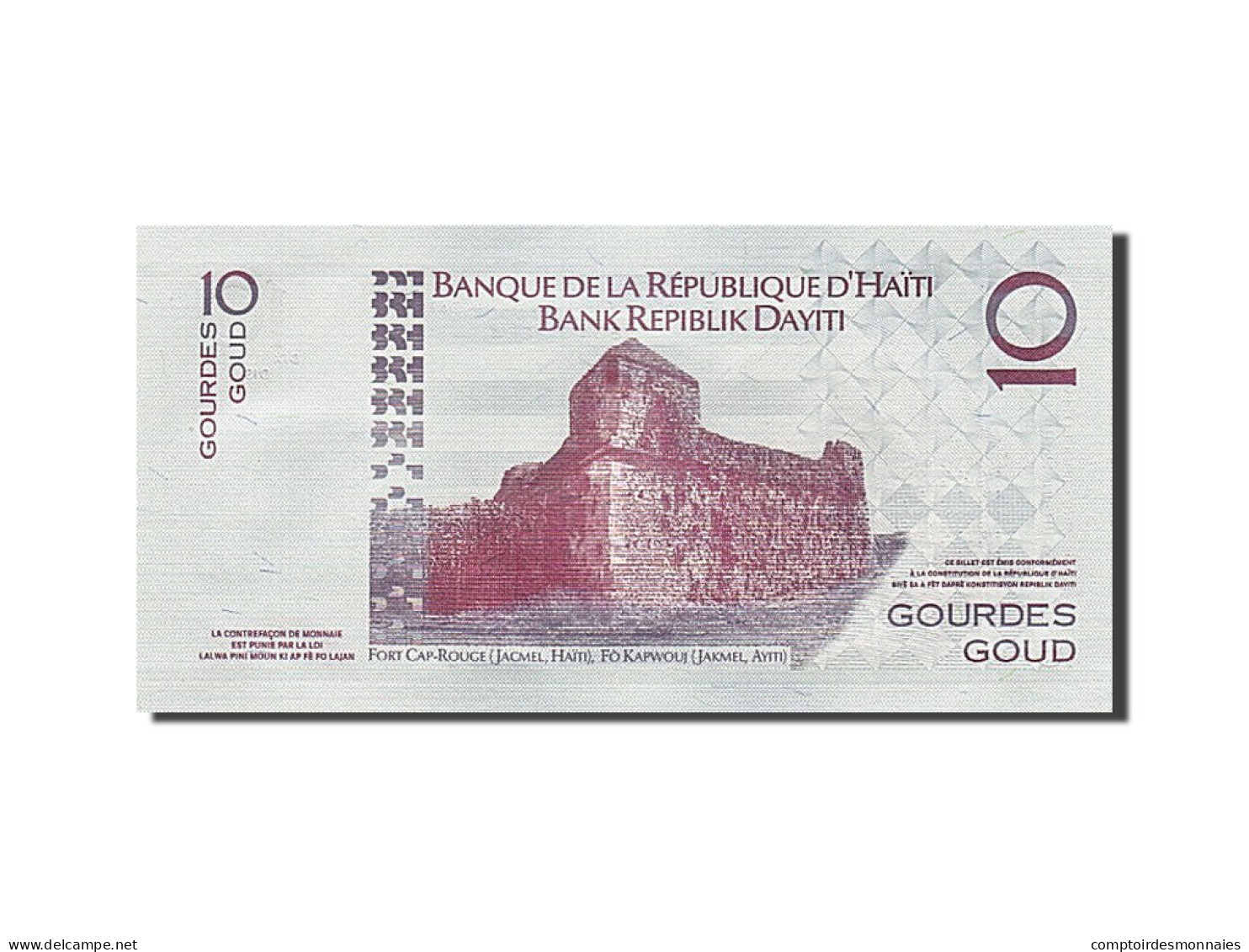 Billet, Haïti, 10 Gourdes, 2004, 2004, KM:272a, NEUF - Haïti