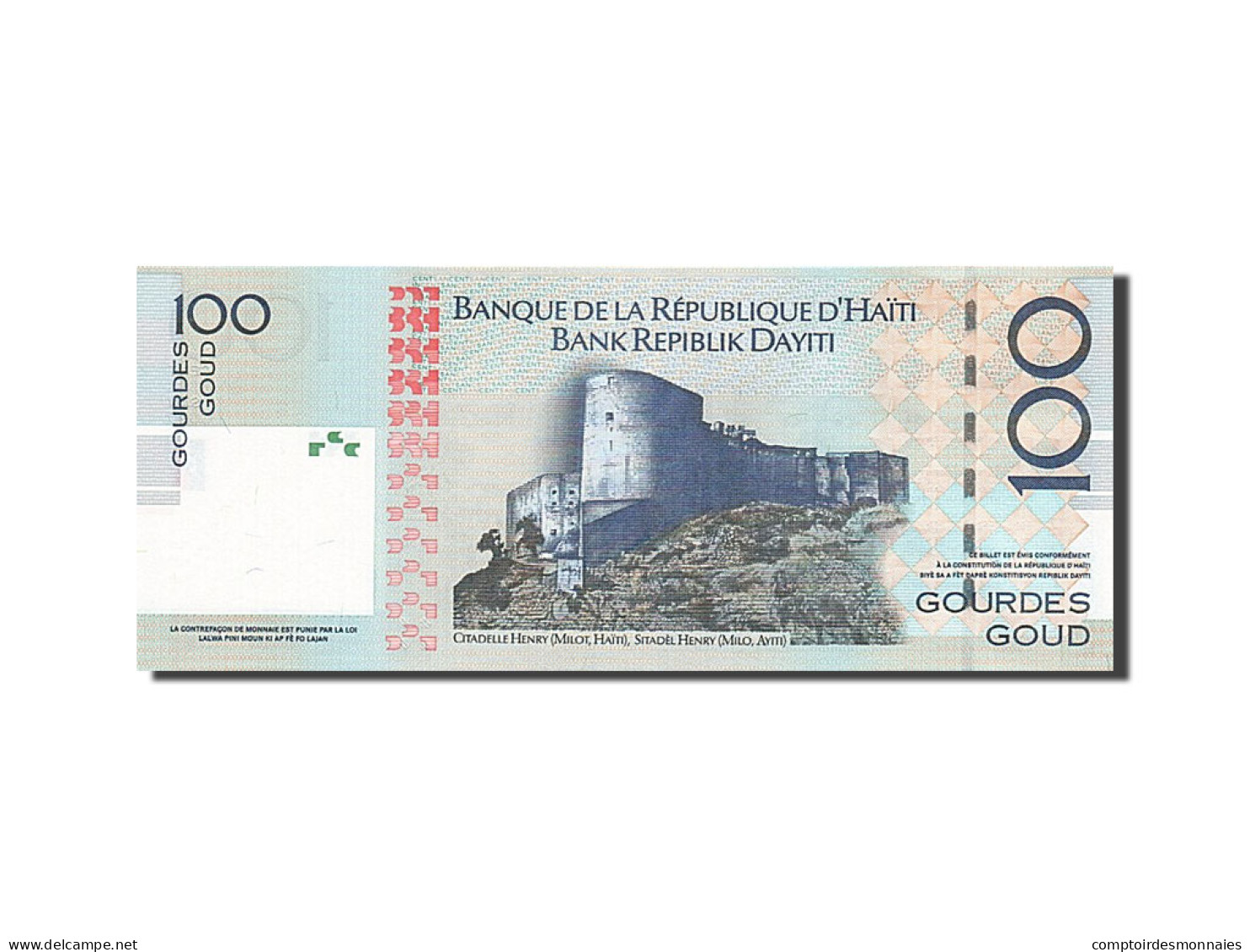 Billet, Haïti, 100 Gourdes, 2004, 2004, KM:275a, NEUF - Haiti