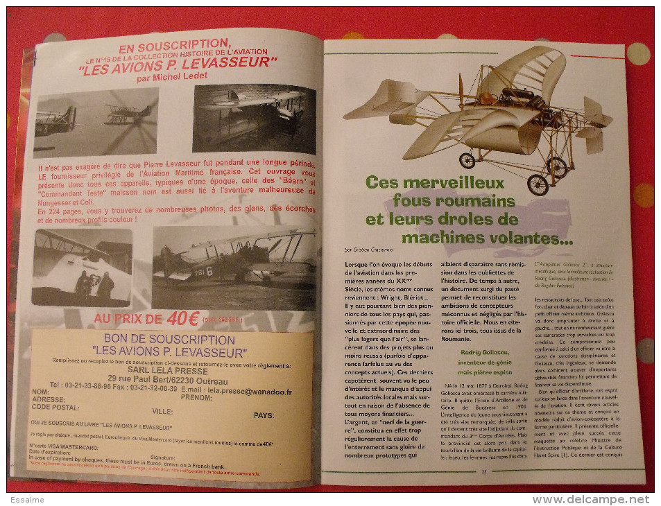 4 Revues Avions. N° 109,114,116,122 (2002-2003).  Heinkekl Breguet Koolhoven Lublin Solyum Chine - AeroAirplanes