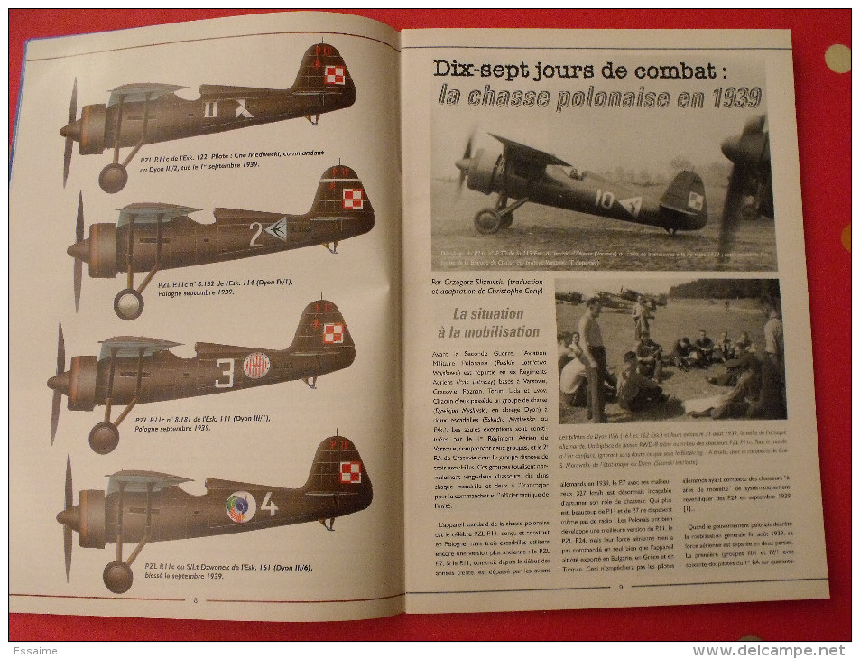 4 revues avions. n° 109,114,116,122 (2002-2003).  heinkekl breguet koolhoven lublin solyum chine