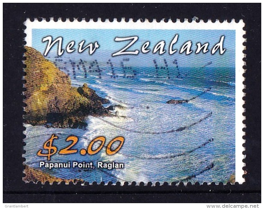 New Zealand 2002 Scenic Coastlines $2.00 Papanui Point, Raglan Used - Usados
