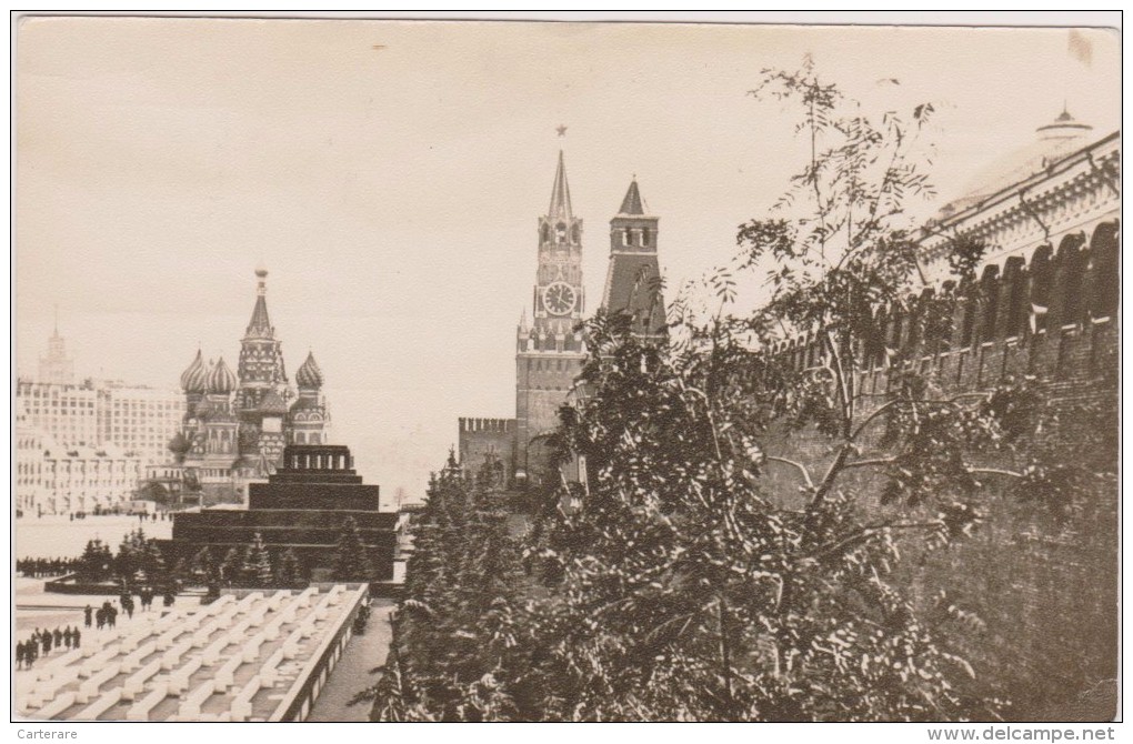 RUSSIE,RUSSIA,MOCKBA MOSCOW,RED SQUARE,place Rouge,vue Rare - Russia