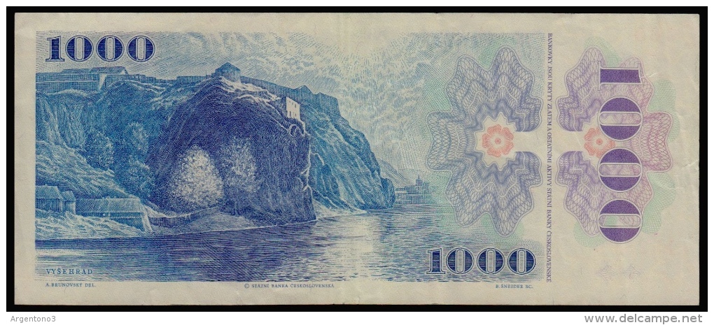 Czechoslovakia 1000 Korun 1985 VF - Tchécoslovaquie