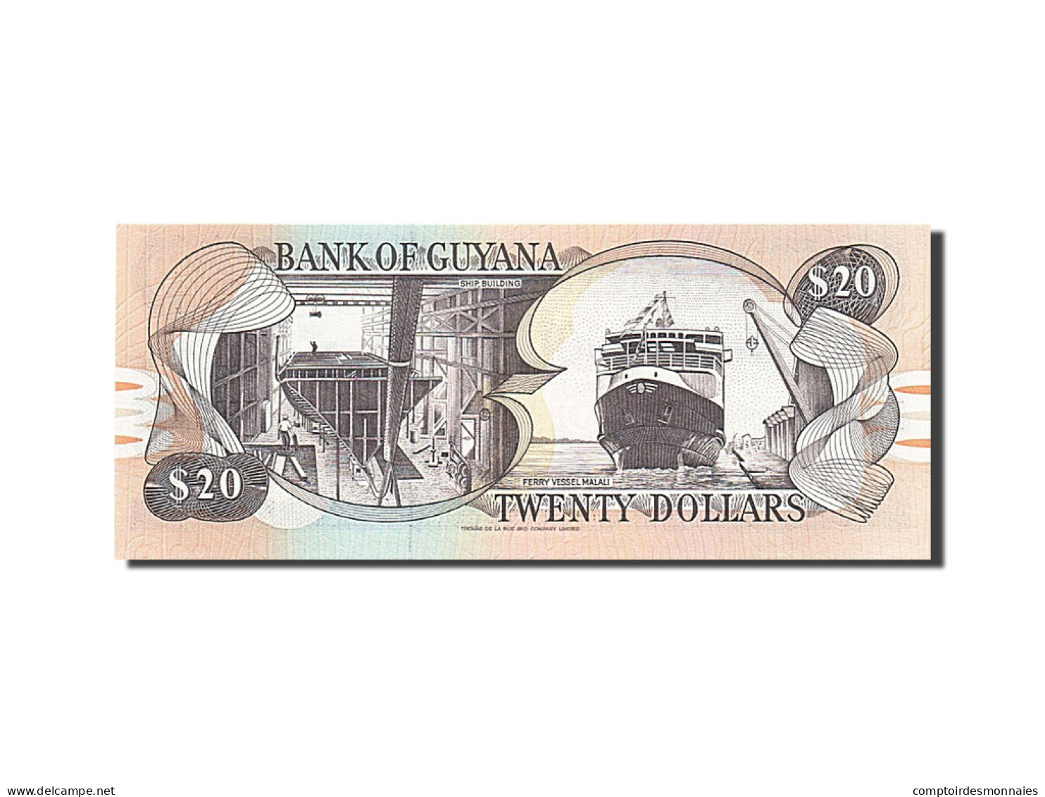 Billet, Guyana, 20 Dollars, 1996-1999, Undated (1996), KM:30a, NEUF - Guyana