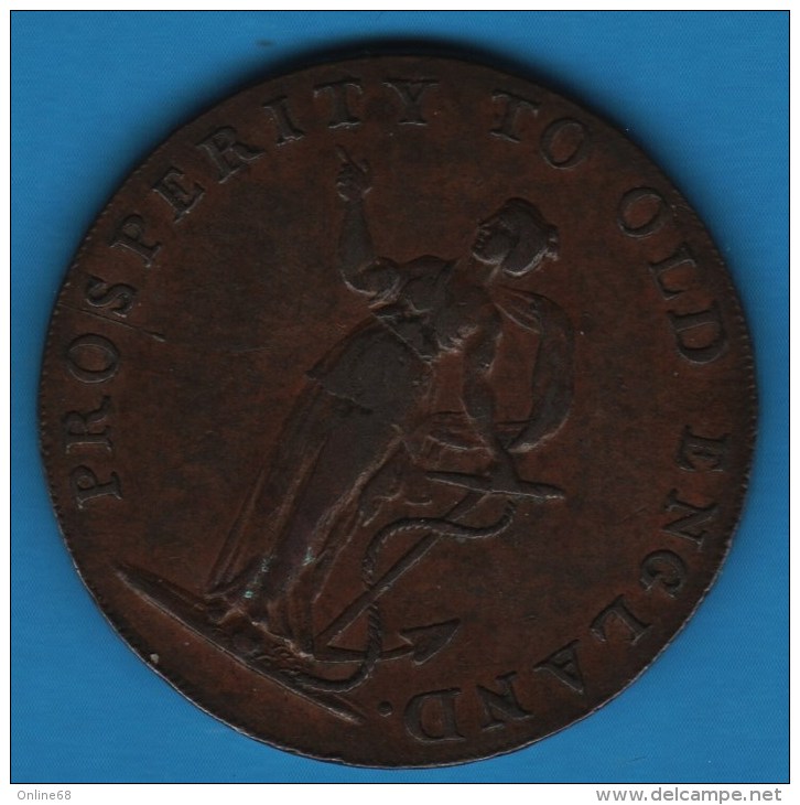 Norwich (Norfolk) MORE TRADE AND FEWER TAXES HALFPENNY PROSPERITY TO OLD ENGLAND DH-23b - Firma's