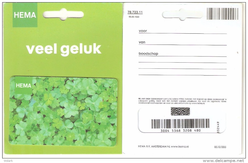 VEEL GELUK By HEMA Gift Card With Folder,unused - Gift Cards