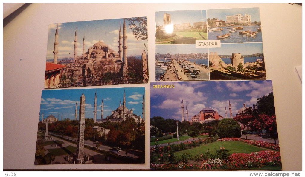 Turquie Istanbul. Sultanahmet Qamii, Hippodrome Et Mosquée Bleue, Ayasofya Muzesi , Taksim, Taraya, Galata, Rumeli - 5 - 99 Cartoline