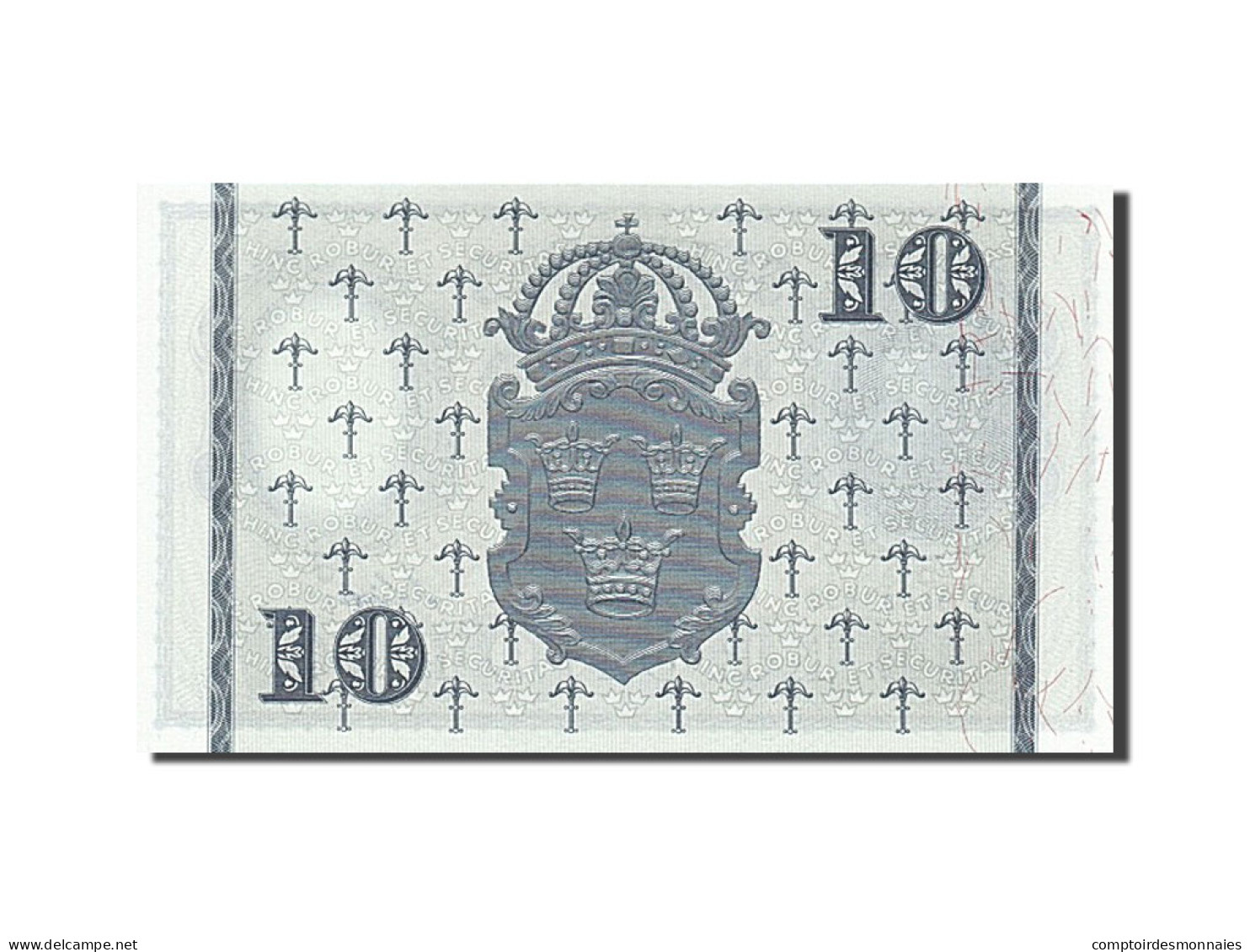 Billet, Suède, 10 Kronor, 1952-1955, 1960, KM:43h, NEUF - Suecia