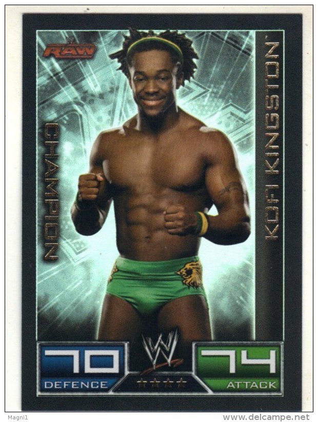 Slam Attax RAW - Kofi Kingston - Gevechtssport