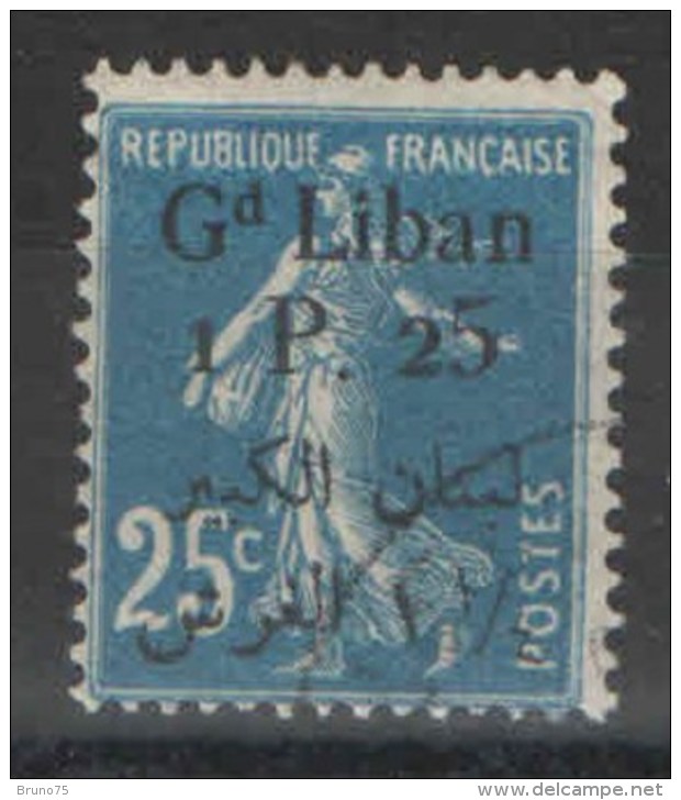 Grand Liban - YT 27 Oblitéré - Used Stamps