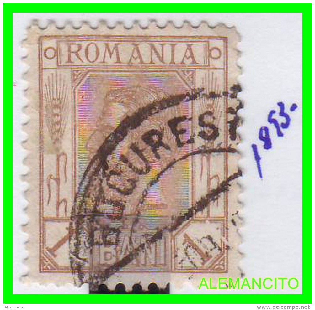 RUMANIA  ( POSTA ROMANA  EUROPA )  SELLO AÑO 1893 - KING CAROL I - Oficiales