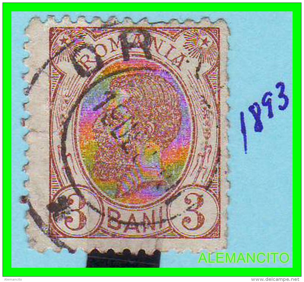 RUMANIA  ( POSTA ROMANA  EUROPA )  SELLO AÑO 1893 - KING CAROL I - Officials