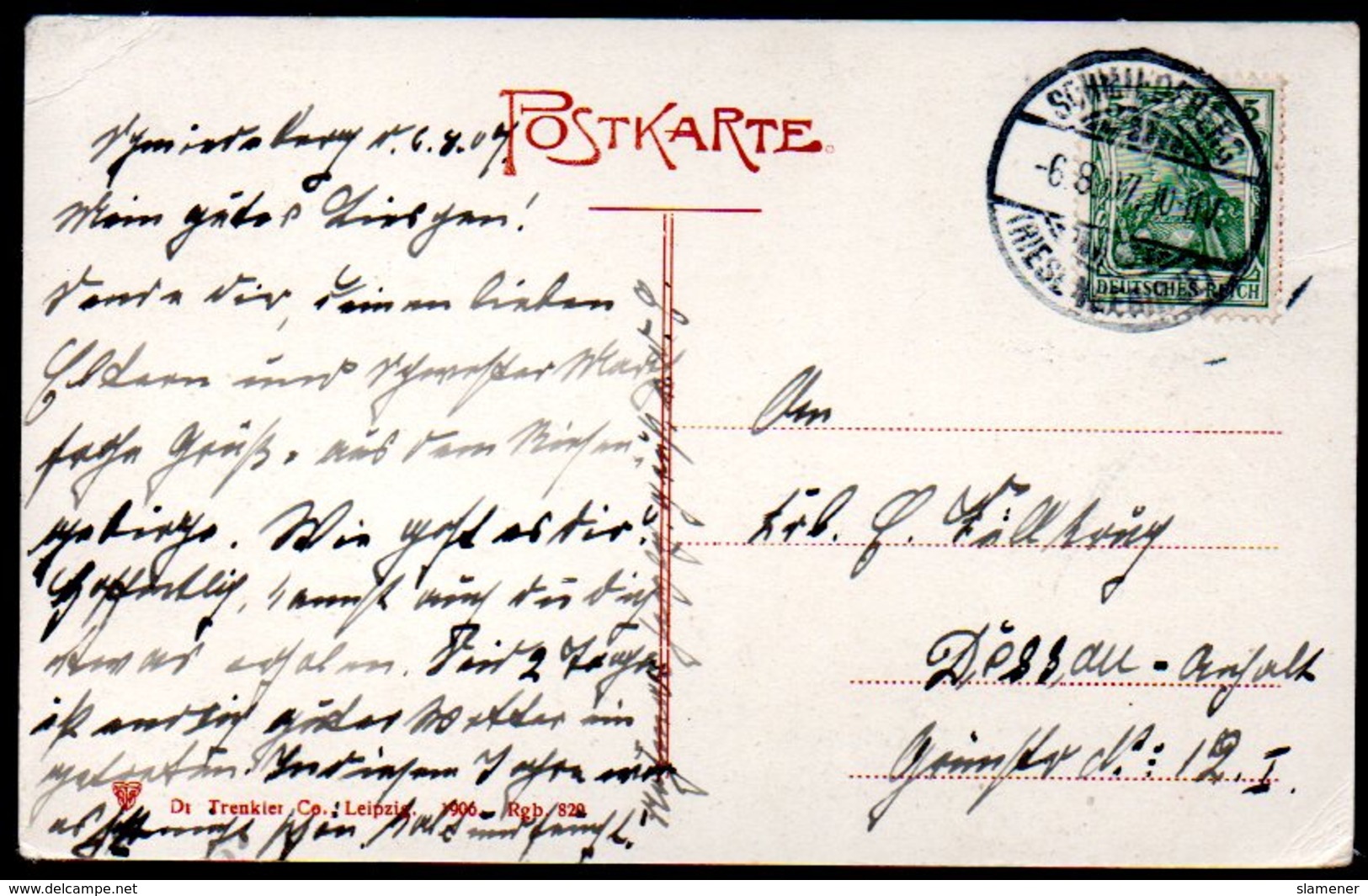 Alte Postkarte,PETZER MIT KAPELLE,RIESENGEBIRGE,Pec Pod Snezku,gelaufen 1904 - Böhmen Und Mähren