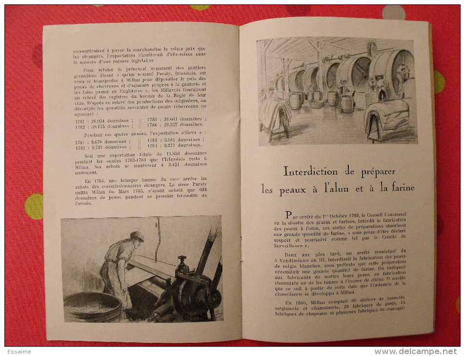 Histoire De L'industrie De La Peau Et Du Gant à Millau. Albert Jonquet. Sd (vers 1940) - Knutselen / Techniek