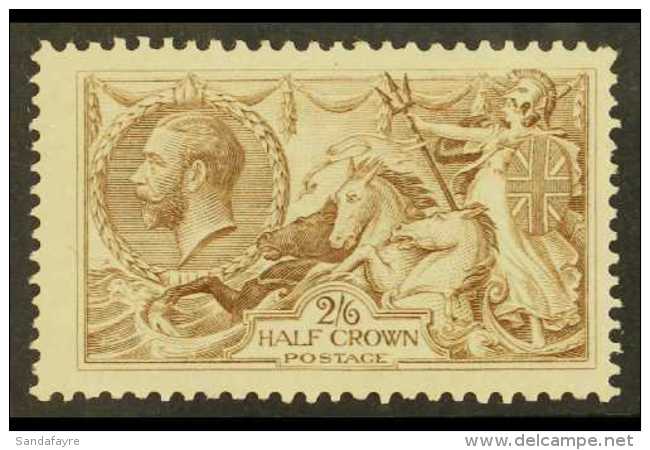 1918-19 2s6d Pale Brown, SG 415a, Very Lightly Hinged Mint For More Images, Please Visit... - Zonder Classificatie